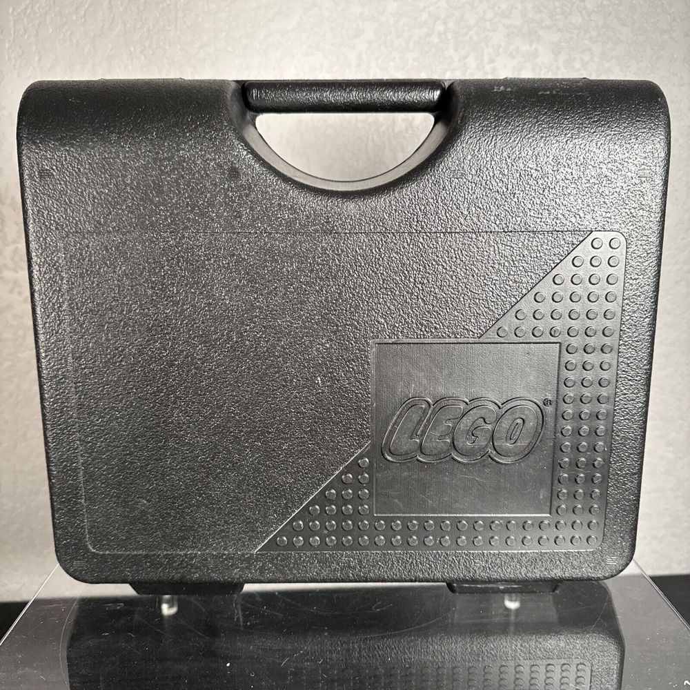 Vintage 1997 Black Lego Brick Parts Storage Carrying  Tote Project Case Only